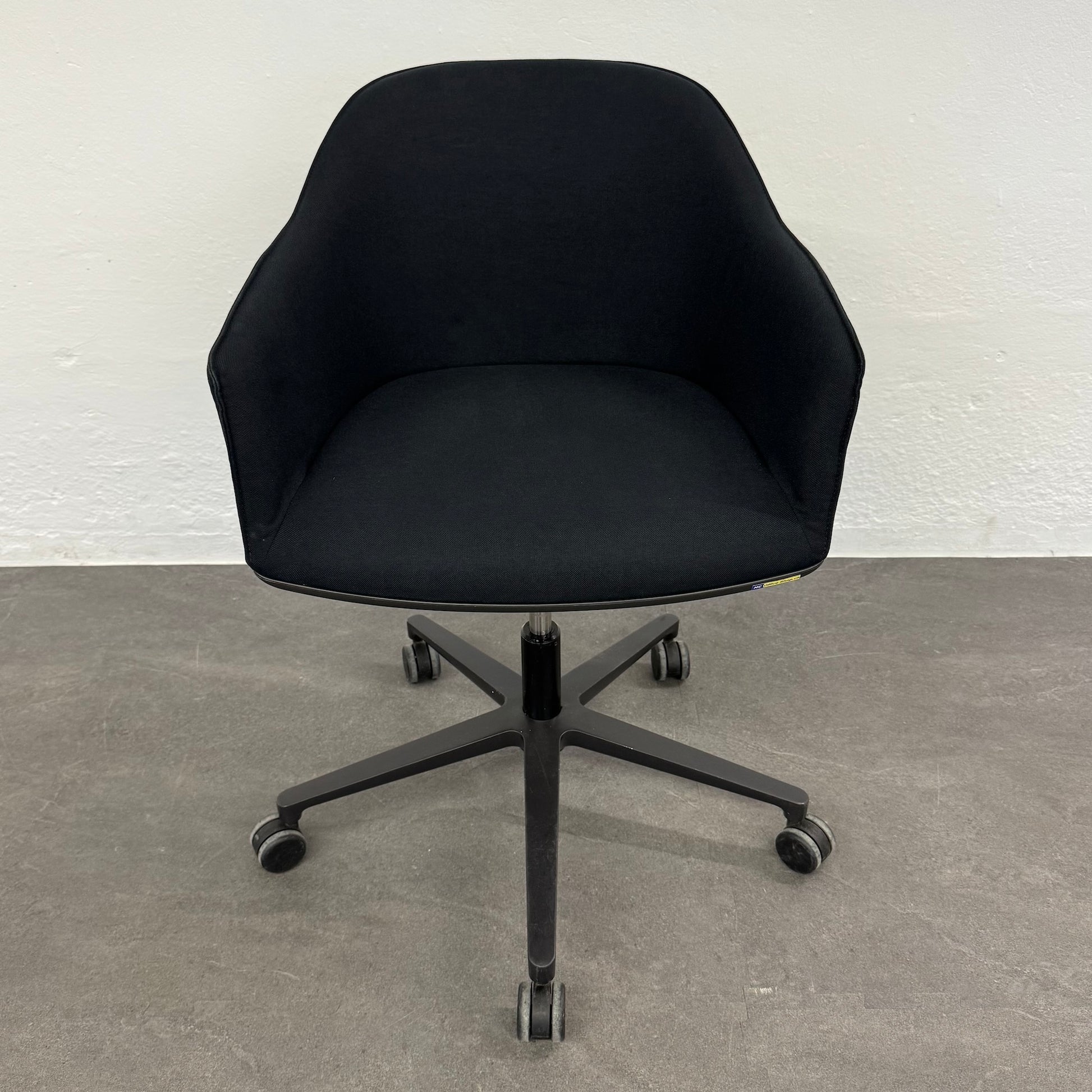 Vitra Softshell Chair mit Stoffbezug Schwarz - 6038784