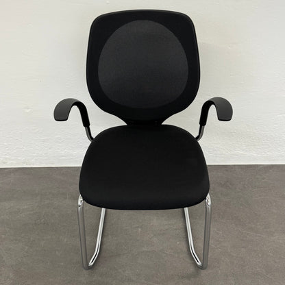 Giroflex 353-7003 Freischwinger Stoffbezug schwarz - 6038788