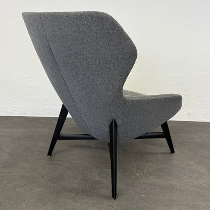 Brunner Ray Lounge-Sessel mit Gestell Holz schwarz - 6038803