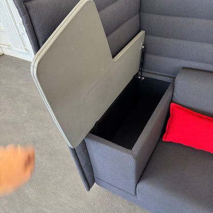 Vitra Alcove Work mit Ablagefach von oben - 6038819