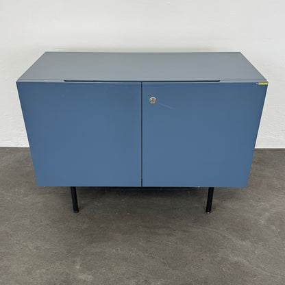 Vintage Design Exclusiv Sideboard aus MDF Blau lackert