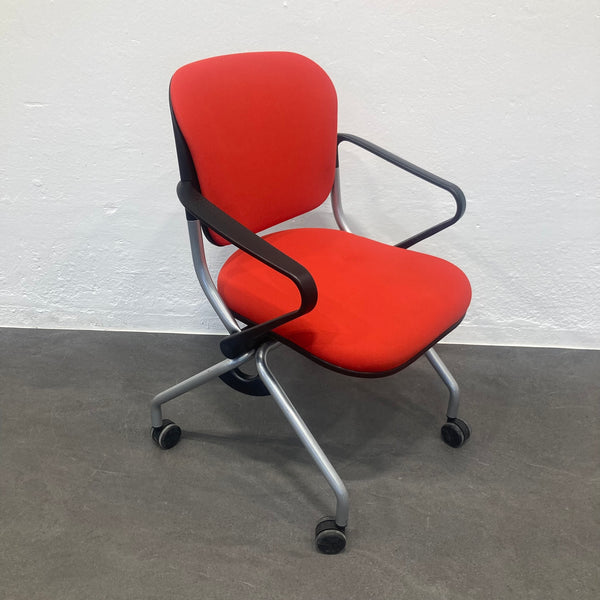 KI Torsion On The Go Roll-Sitzungsstuhl Rot