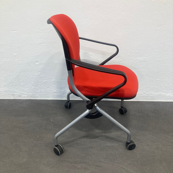 KI Torsion On The Go Roll-Sitzungsstuhl Rot