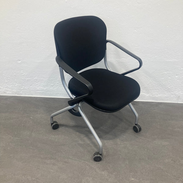 KI Torsion On The Go Roll-Sitzungsstuhl Schwarz