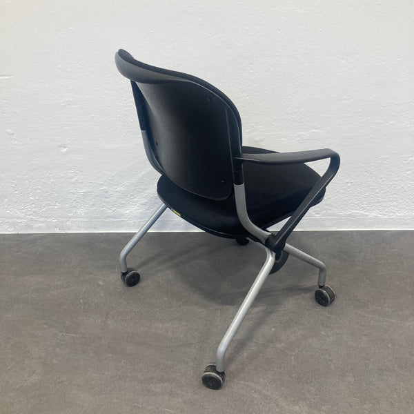 KI Torsion On The Go Roll-Sitzungsstuhl Schwarz