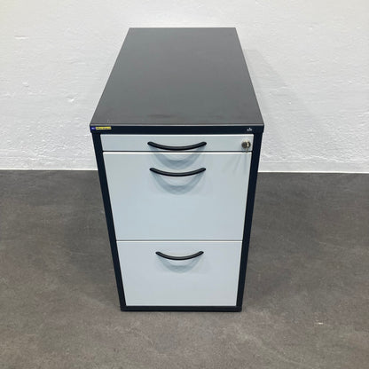 Elan Euroffice Beistell-Korpus aus Spanplatte Anthrazit und Lichtgrau - 6038857