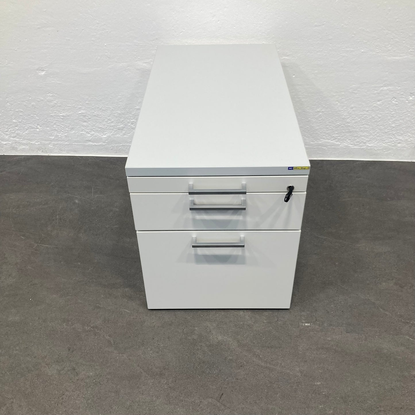 Lista Office D1 Unterstell-Korpus in Weiss mit hellgrauem Deckblatt - 6038859