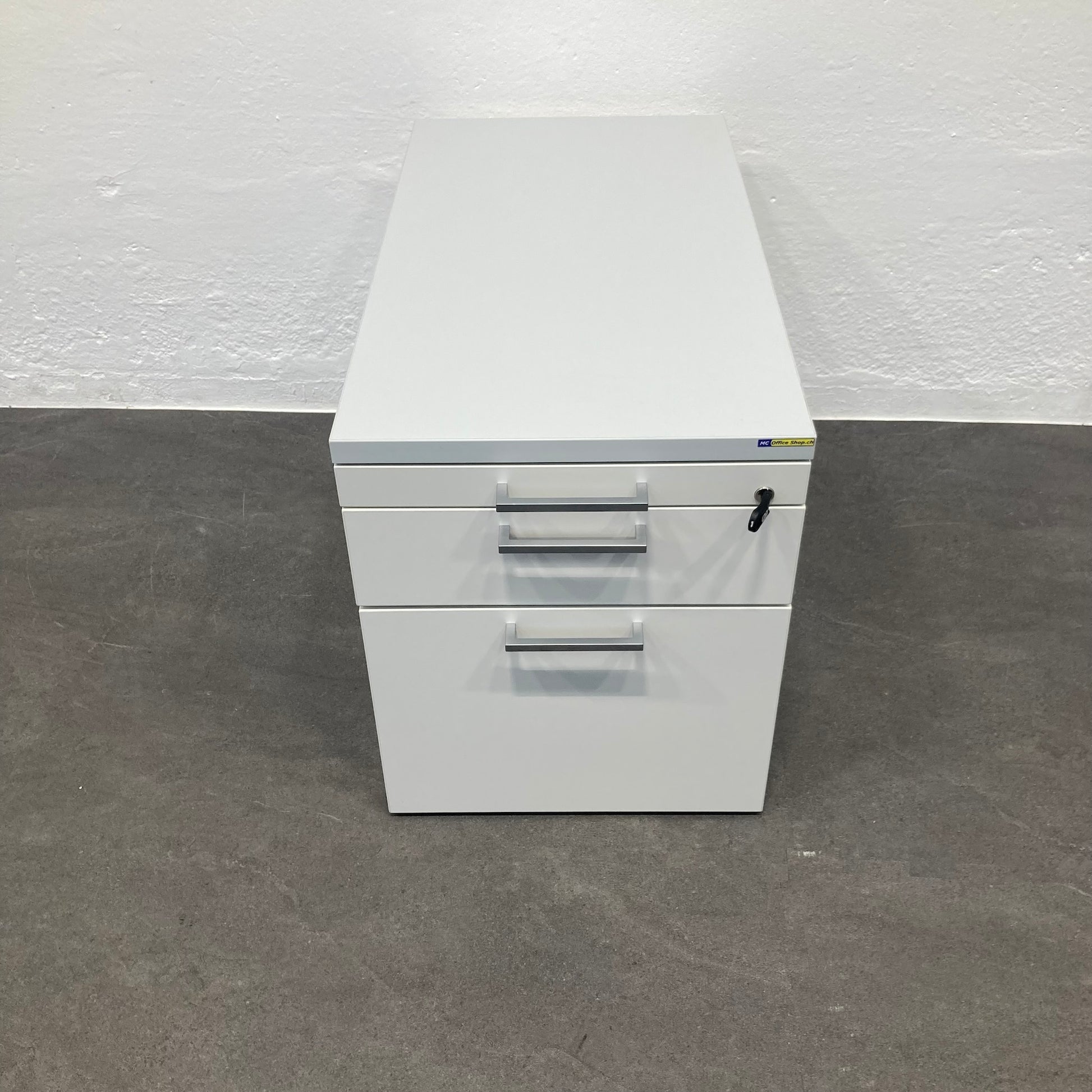 Lista Office D1 Unterstell-Korpus in Weiss mit hellgrauem Deckblatt - 6038859