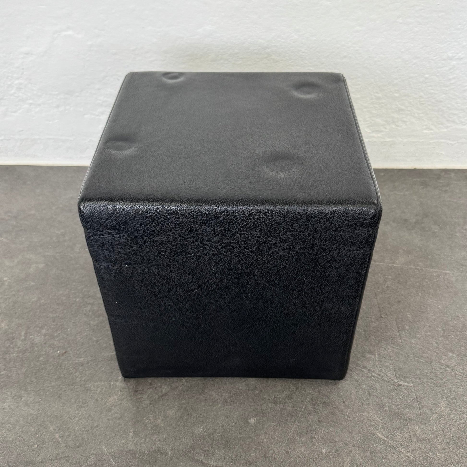 Top Design Praktikant Würfel Kunstleder Schwarz - 6038878