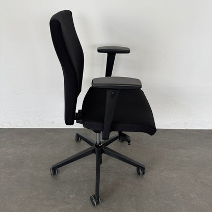 Züco Cubo Bürodrehstuhl mit Fusskreuz Metall Schwarz - 6038907