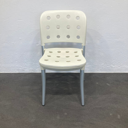 Haljfax Minni Gartenstuhl ohne Armlehnen aus Kunststoff in Creme - 6038917