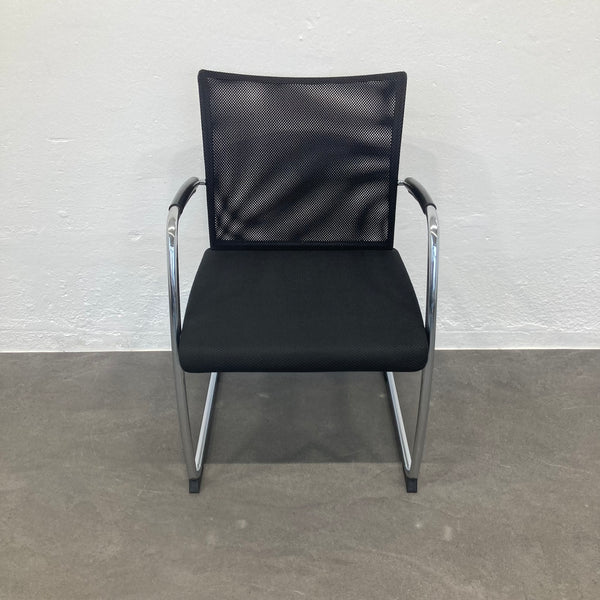 Züco Visita Freischwinger Schwarz