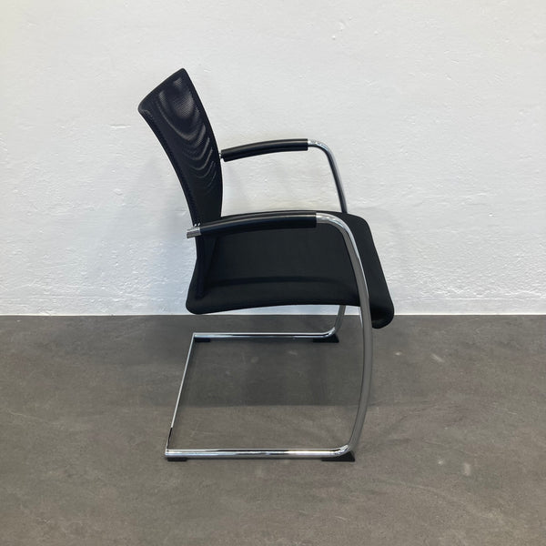 Züco Visita Freischwinger Schwarz