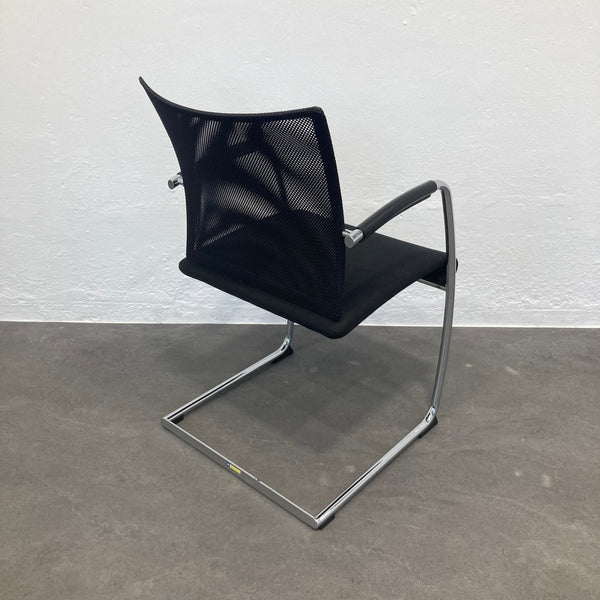 Züco Visita Freischwinger Anthrazit Dunkel