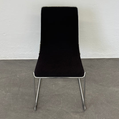 Johanson Design Speed Kufenstuhl Stoffbezug Schwarz - 6038925