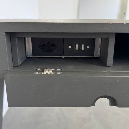 Westwing Tova Stehbartisch mit Stecker-Klappe offen - 6038928