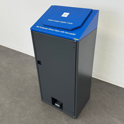 Office Tool Footman Sammelbehälter für Papier Ansicht von rechts - 6038943
