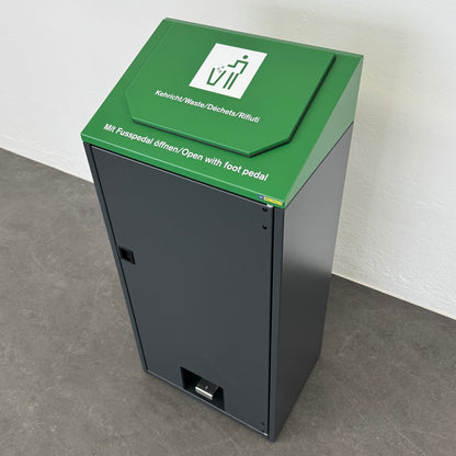 Office Tool Footman Sammelbehälter für Abfall Ansicht von rechts - 6038944