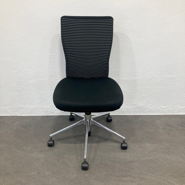 Vitra T-Chair Bürodrehstuhl Schwarz-Weiss