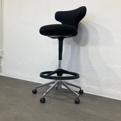 Vitra ID Trim Counter Drehstuhl Ansicht Mechanik von rechts