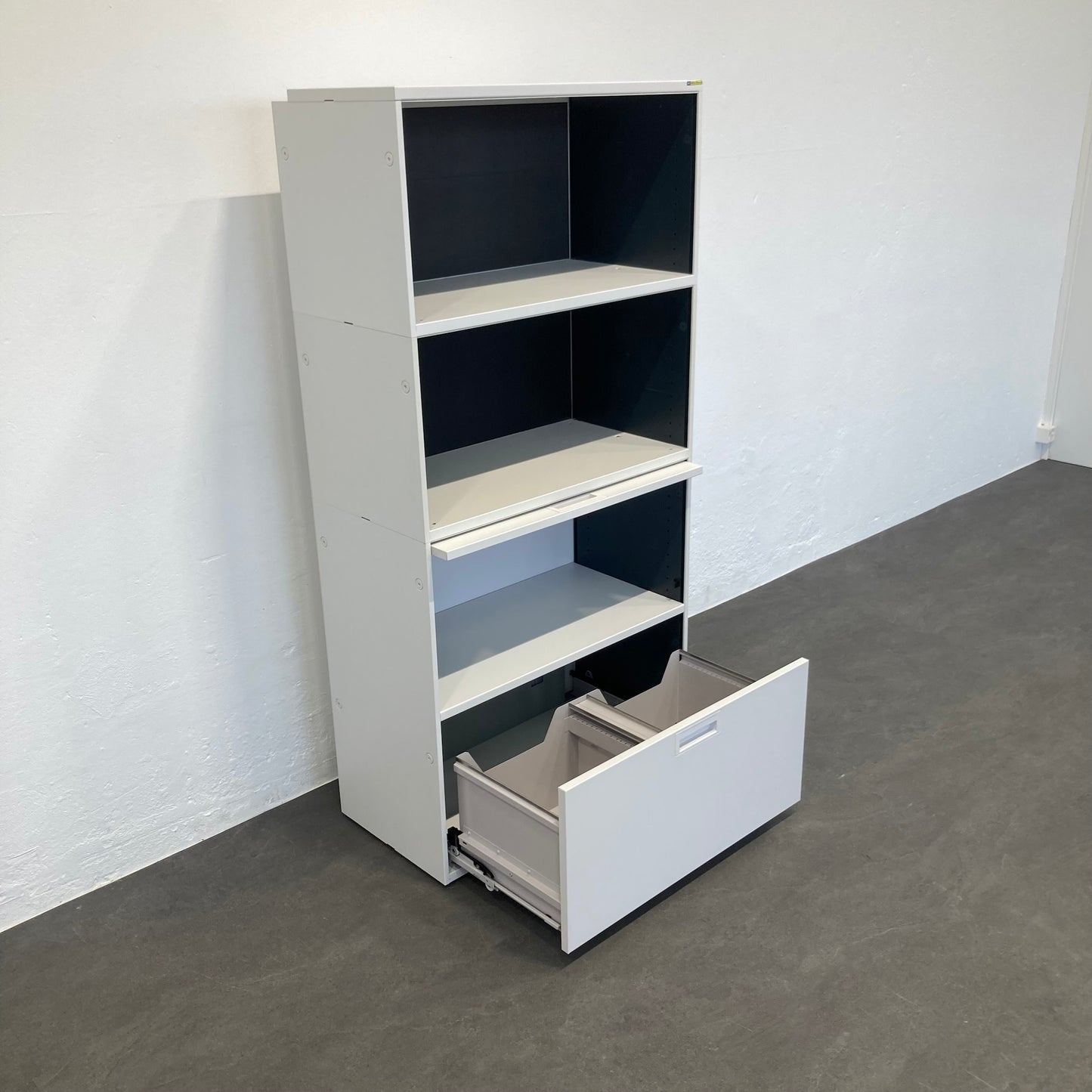 Lista Office LO Qub Modul-Kombination mit Klappe und HR-Auszg offen - 6038975