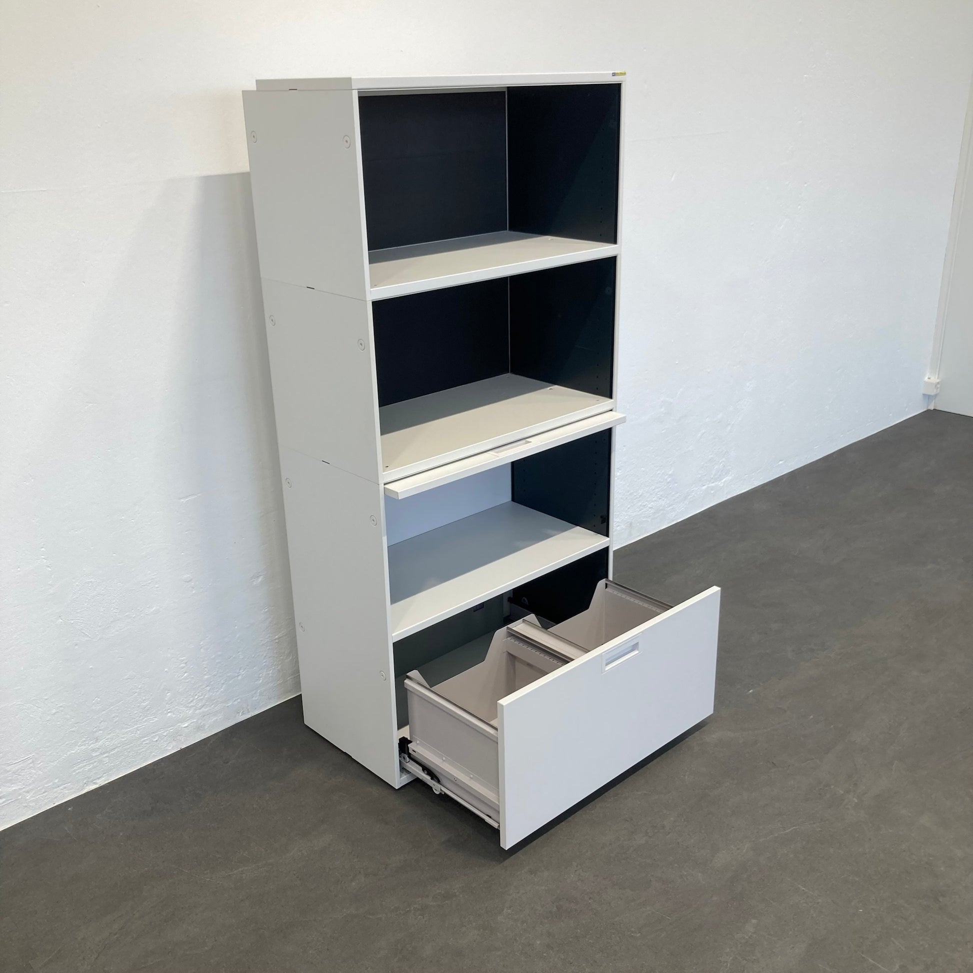 Lista Office LO Qub Modul-Kombination mit Klappe und HR-Auszg offen - 6038975