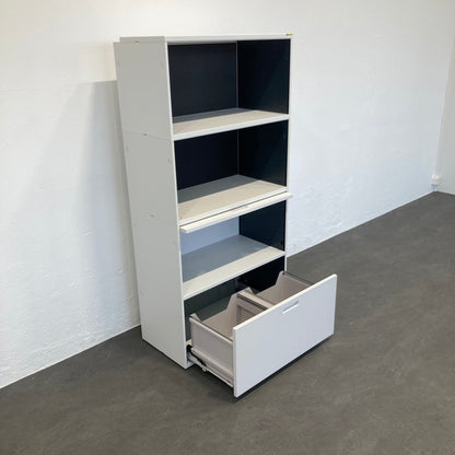 Lista Office LO Qub Modul-Kombination mit Klappe und HR-Auszg offen - 6038975