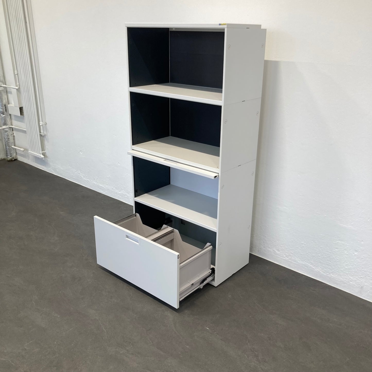 Lista Office LO Qub Modul-Kombination seitliche Ansicht geöffnet - 6038975