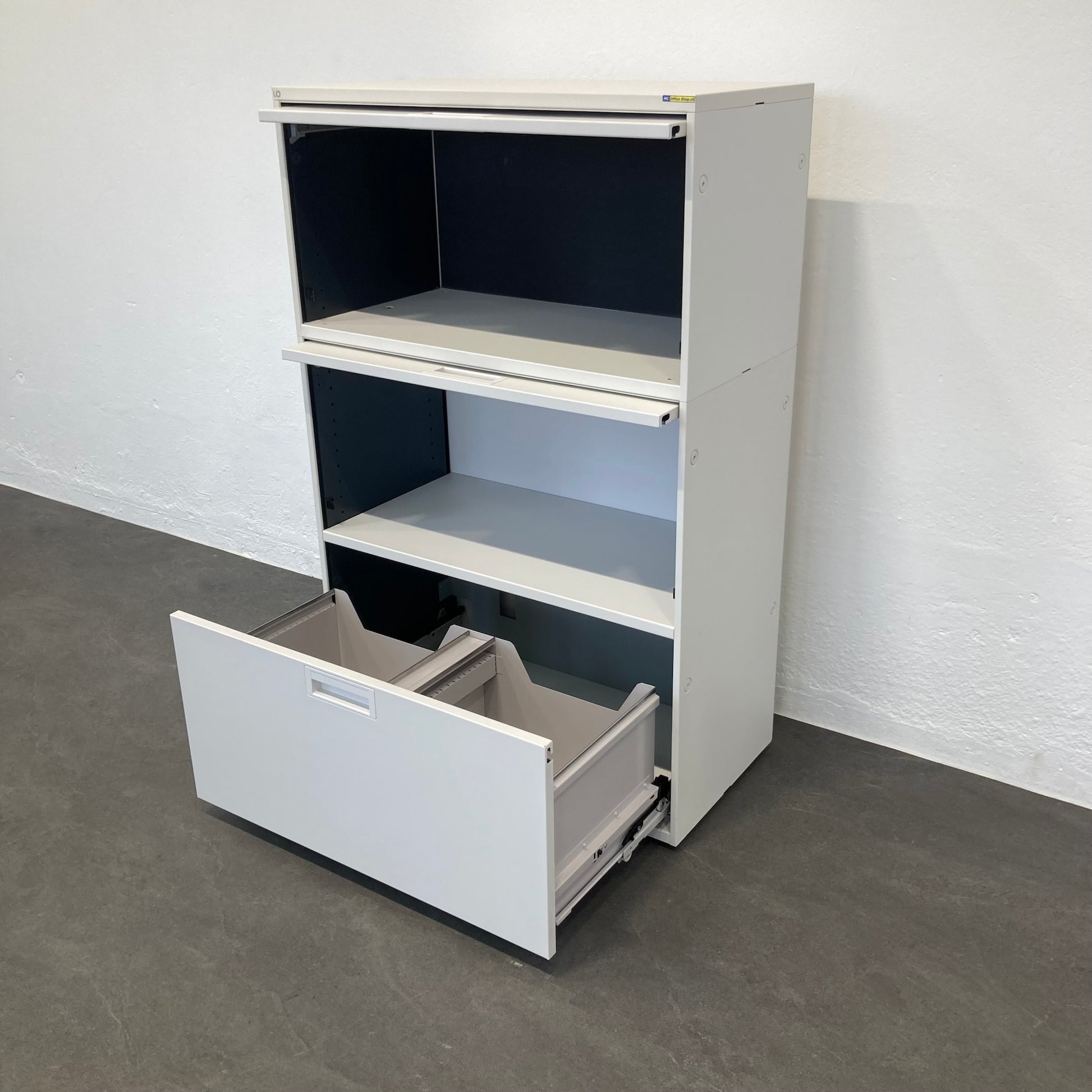 Lista Office LO Qub Modul-Kombination komplett offen von rechts - 6038981