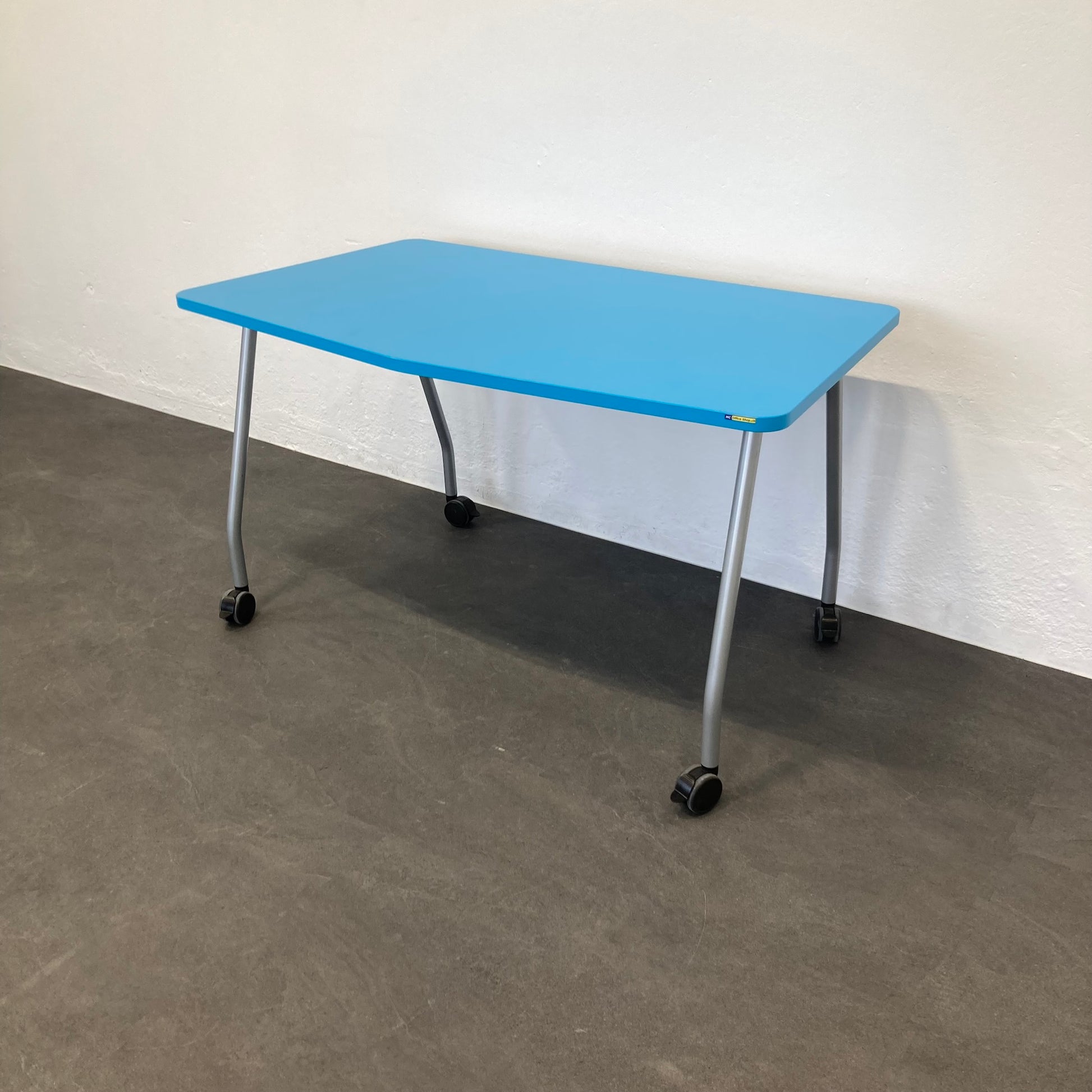 Steelcase Education Roll-Schreibtisch mit Gestell in Silbergrau - 6038983