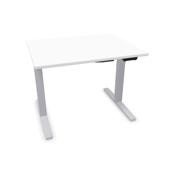 König + Neurath TALO.YOU Gasfeder-Lifttisch Small mit Gestell Silbergrau