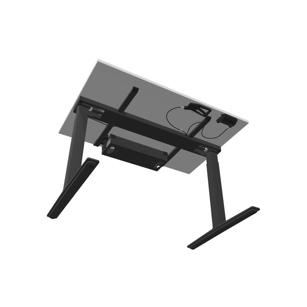 König + Neurath TALO.YOU Gasfeder-Lifttisch Small mit Gestell Anthrazit