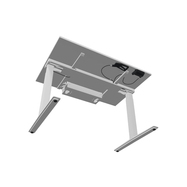 König + Neurath TALO.YOU Gasfeder-Lifttisch Small mit Gestell Weiss