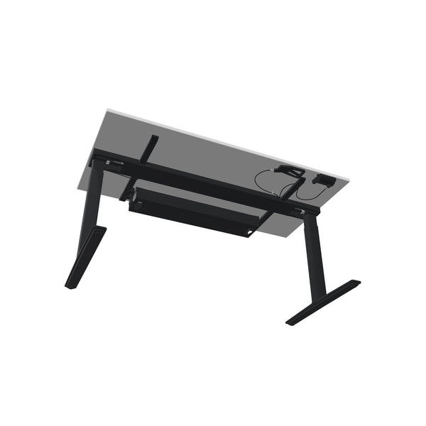 König + Neurath TALO.YOU Gasfeder-Lifttisch Office mit Gestell Schwarz