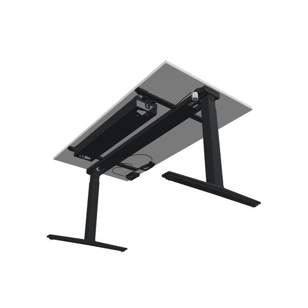 König + Neurath TALO.YOU Gasfeder-Lifttisch Office mit Gestell Schwarz