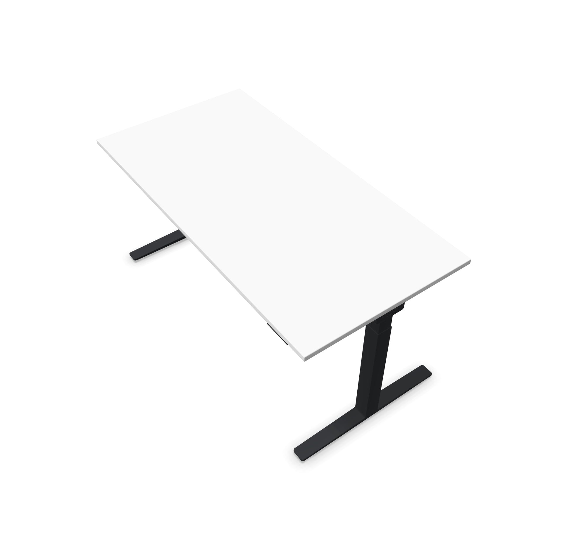TALO.YOU Sitz-Steh-Schreibtisch mit Gaslift Ansicht von oben - 6039400