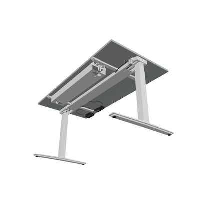 TALO.YOU Sitz-Steh-Schreibtisch mit Gaslift seitliche Ansicht von unten - 6039443