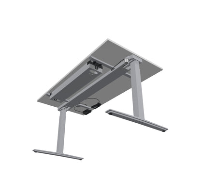TALO.YOU Sitz-Steh-Schreibtisch mit Gaslift seitliche Ansicht von unten - 6039459