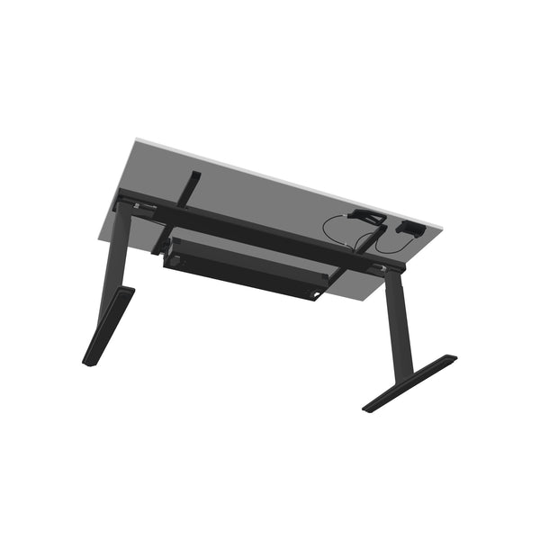 König + Neurath TALO.YOU Gasfeder-Lifttisch Office mit Gestell Anthrazit