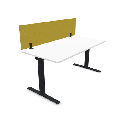 König + Neurath Inside.10 Tischtrennwand in gelb an einem TALO.YOU Schreibtisch - 6039762