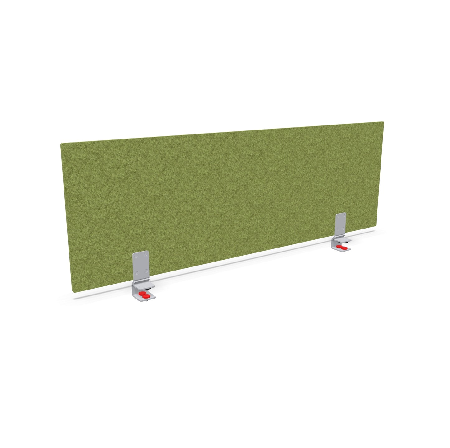 König + Neurath Inside.10 Tischtrennwand 1200mm grün mit Klemmadapter silbergrau - 6039765