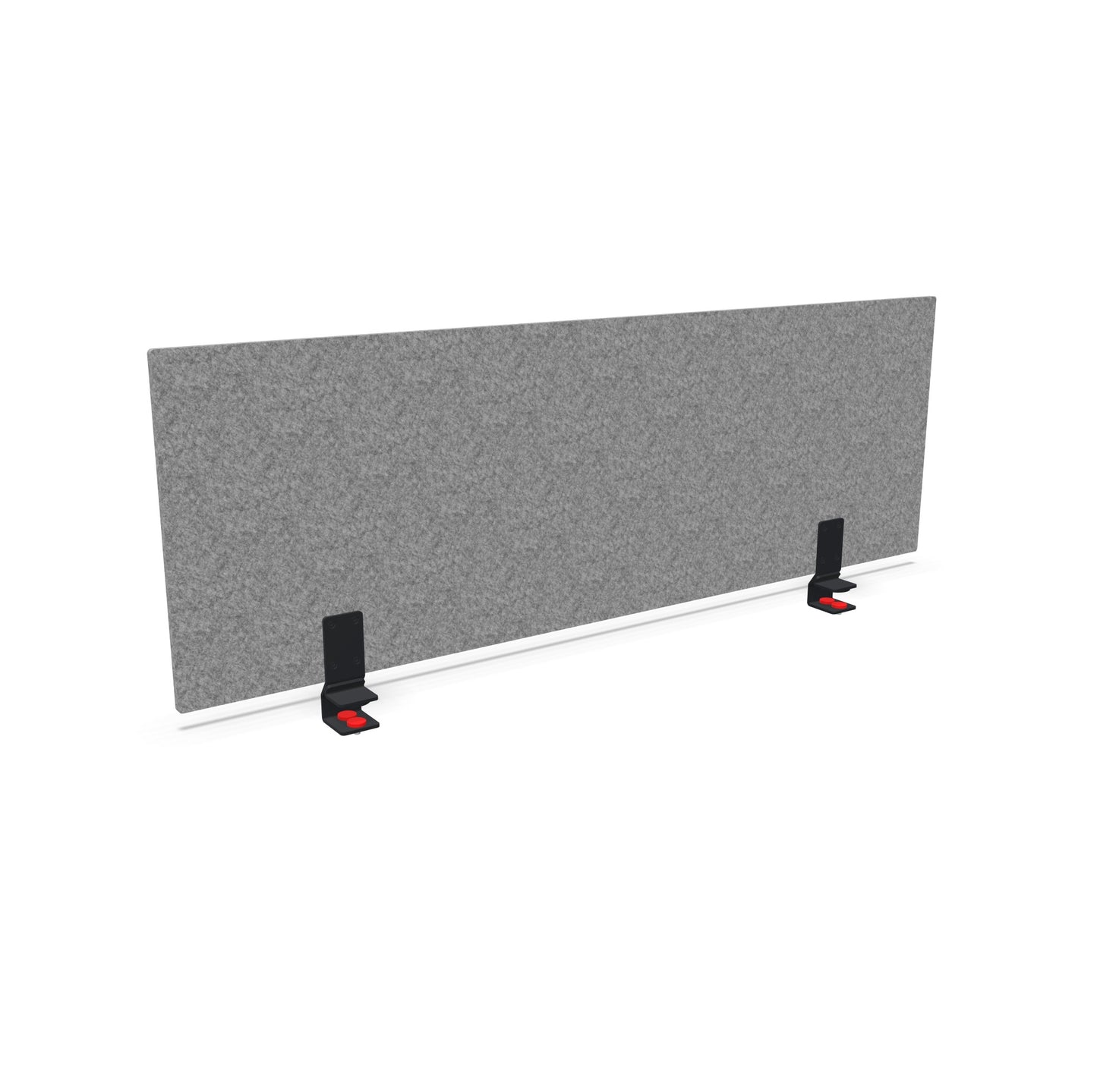 König + Neurath Inside.10 Tischtrennwand 1200mm hellgrau mit Klemmadapter schwarz - 6039769