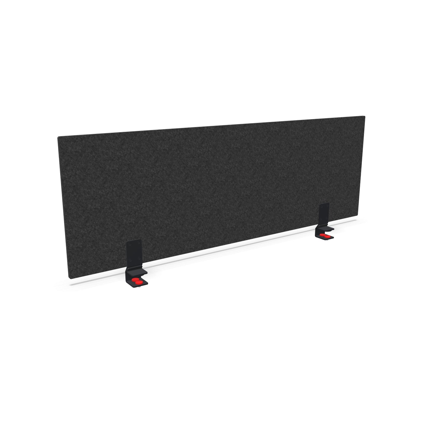 König + Neurath Inside.10 Tischtrennwand 1200mm anthrazit mit Klemmadapter schwarz - 6039770