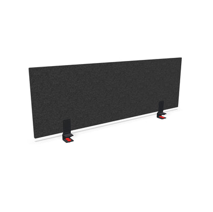 König + Neurath Inside.10 Tischtrennwand 1200mm anthrazit mit Klemmadapter schwarz - 6039770