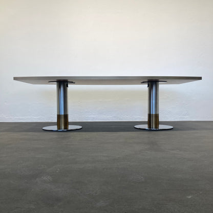 Wilkhahn Exclusiv Sitzungstisch 2500x1150mm mit Metallkante Ansicht von unten - 6039852