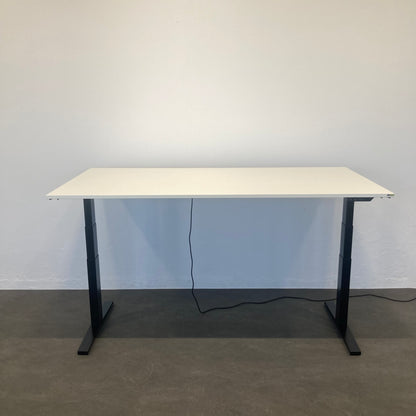 MC Office Shop MC Stand V2 Sitz-Steh Schreibtisch mit Tischplatte Kristallweiss - 6039884