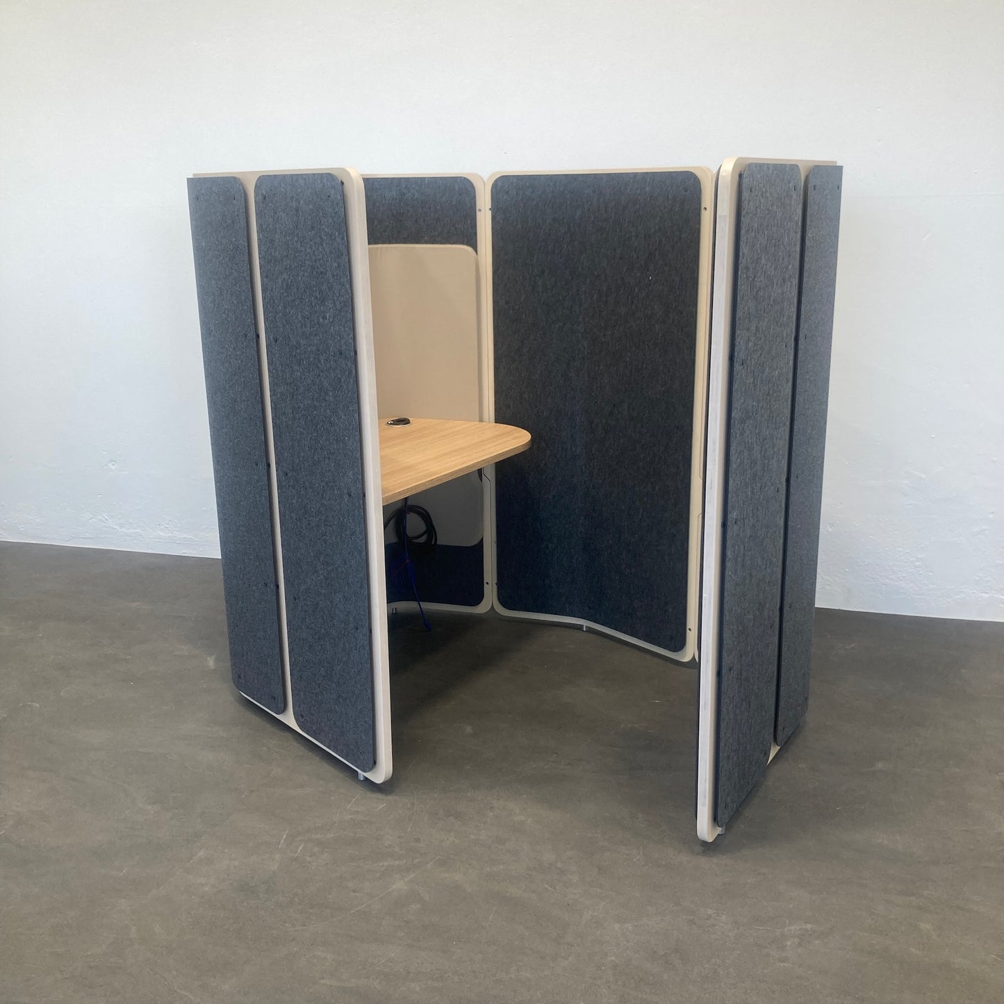 Steelcase Coppice Arbeitskabine mit anthrazitem Schallschutz - 6039891