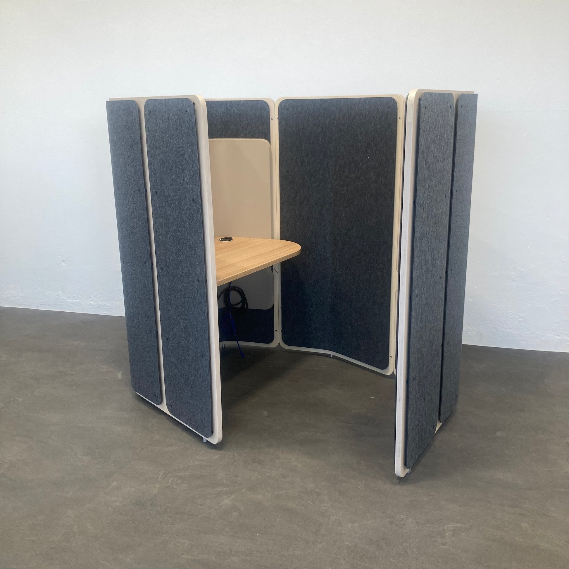 Steelcase Coppice Arbeitskabine mit anthrazitem Schallschutz - 6039891