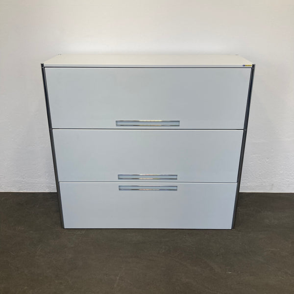 Ergodata step modul 3er-Kombination 1200mm - Weiss - ohne Schloss