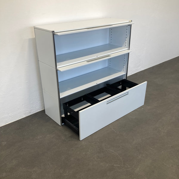 Ergodata step modul 3er-Kombination 1200mm - Weiss - ohne Schloss